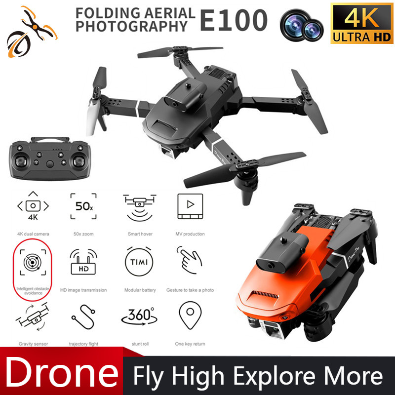Drone Gimbal - Mini E100 Four-sided Obstacle Avoidance Drone