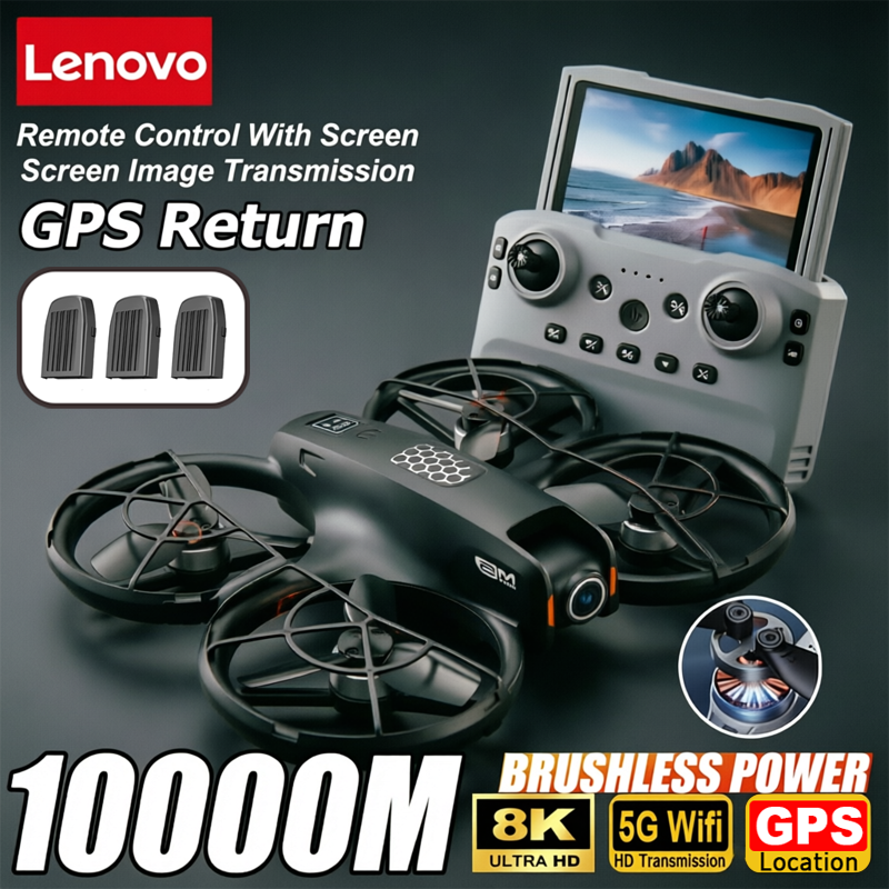 Drone Camera - Lenovo M5 Drone 8K Professional Dual