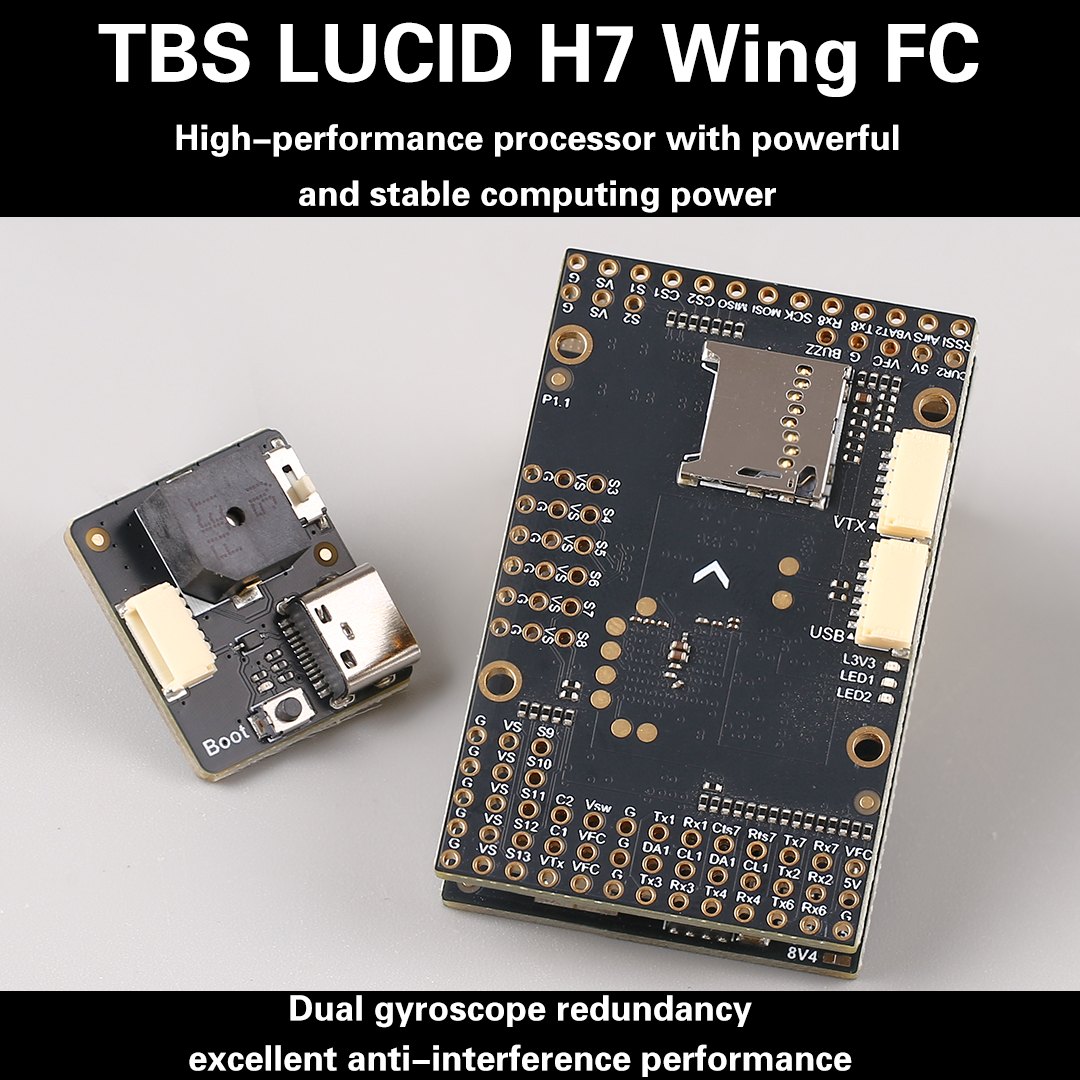 TBS LUCID H7 WING FC Dual Gyro - Drone Flight Controller 评论和价格