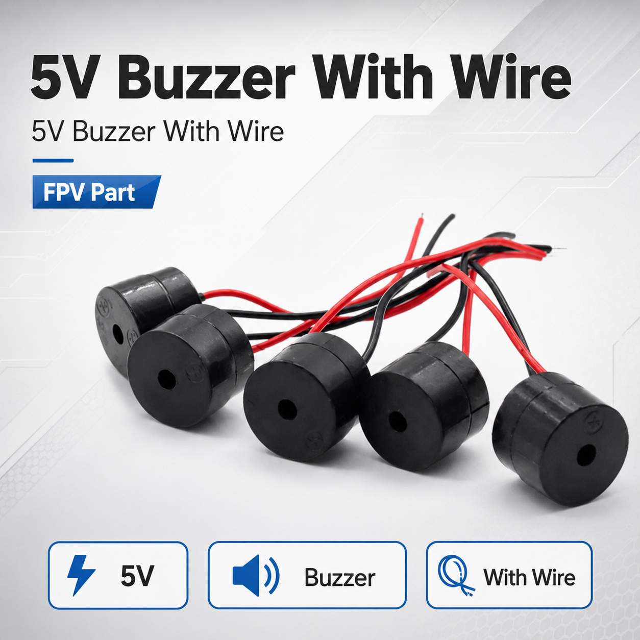 5V Buzzer With Wire For FPV Dr - Drone Buzzer 评论和价格