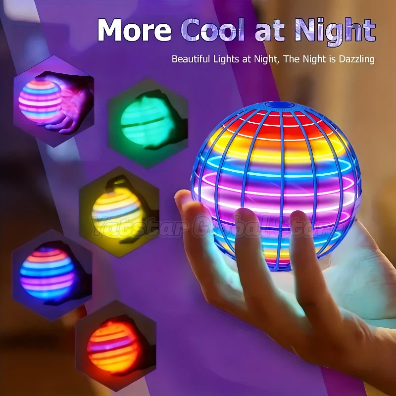 LED Light Up Flying Orb Boomer - Drone Led Light 评论和价格