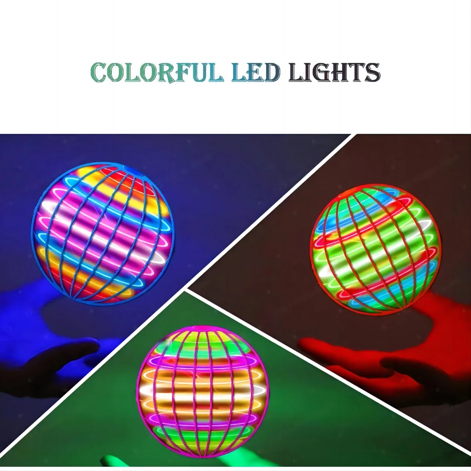 LED Light Up Flying Orb Boomer - Drone Led Light 评论和价格