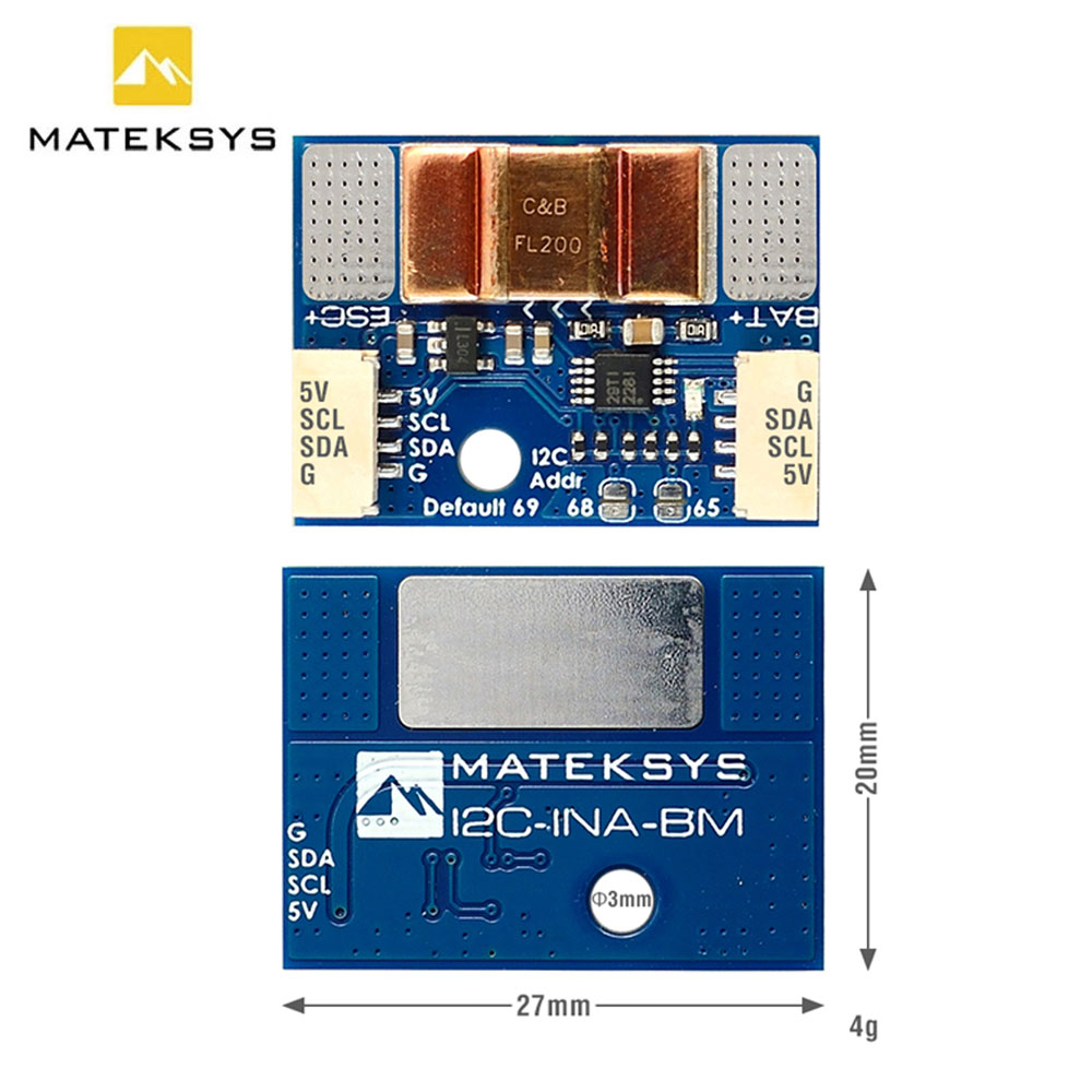 MATEK Mateksys I2C-INA-BM ULTR - Drone Power Distribution Board 评论和价格