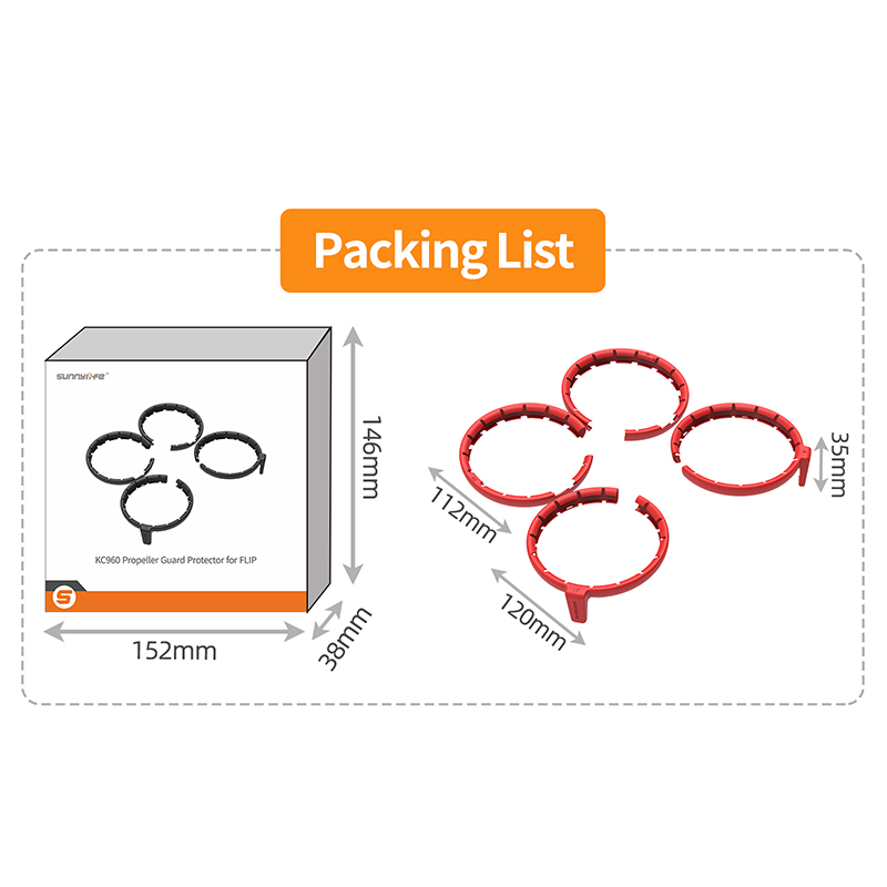 For DJI Flip Drone Propeller G - Drone Propeller Guard 评论和价格