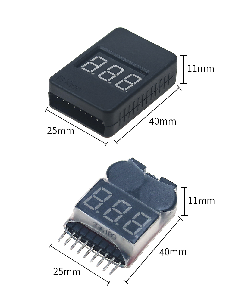 1-8S Battery Voltage Tester Al - Drone Buzzer 评论和价格